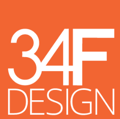 34F Design Inc. Logo
