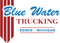 Blue Water Trucking Logo