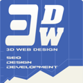 3D Web Design Logo