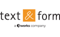 text&form Logo