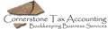Cornerstone Bookkeeping Tax Logo