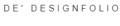 DE' DESIGNFOLIO Logo