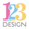 123 Design Logo