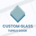 Custom Glass Tupelo Door & Specialty Logo