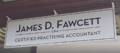 James D Fawcett Logo