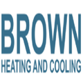 Brown Heating and Cooling Logo