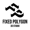 Fixed Polygon 3D Studio Logo