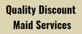 Quality Discount Maid Services Logo