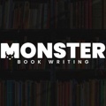 Monster book writing Logo
