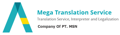 Mega Translation Service Logo