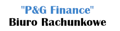 "P&G Finance" Biuro Rachunkowe Grzegorz Płóciennik Logo