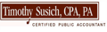 Timothy F. Susich, CPA, PA Logo