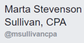 Marta Stevenson Sullivan, CPA Logo