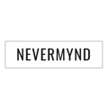 Nevermynd Logo