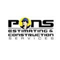 Pons Estimating & Construction Services LLC. Logo
