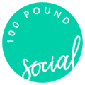 100 Pound Social Logo