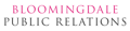 BLOOMINGDALE PUBLIC RELATIONS Logo