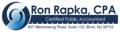 Ron Rapka, CPA Logo