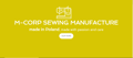 M-CORP SEWING MANUFACTURE Logo