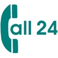Call 24 A Professional Answering Service Logo