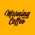 Morning Coffee Advertising Logo