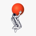 Astronaut Marketing Agency Logo