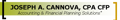 Joseph A. Cannova CPA, CFP Logo