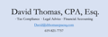 David Thomas, CPA, Esq. Logo