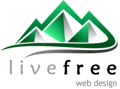 Live Free Web Design LLC Logo
