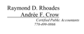 Raymond D. Rhoades, CPA, P.C Logo