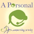 A Personal Answering Service Logo