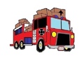 Ablaze Firefighter Moving Logo
