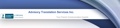 Advisory Translation Services Inc Logo