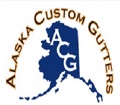 Alaska Custom Gutters Logo