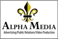 Alpha Media & Public Relations Logo