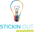 Stickin Out Creative Logo