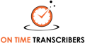 On-Time-Transcribers Logo