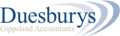 Duesburys Gippsland Accountants Logo