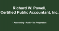 Richard W. Powell, Certified Public Accountant, Inc. Logo