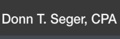Donn T. Seger, CPA Logo