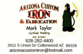 Arizona Custom Iron and Fabrication Logo