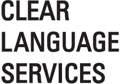 CLEAR LANGUAGE SERVICES Logo