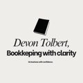 Devon Tolbert, Bookkeeper Logo