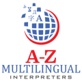 A-Z Multilingual Interpreters, Inc. Logo