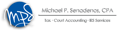 Michael P. Senadenos, CPA Logo