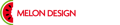 Huddleston Melon Design Logo