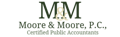 Moore & Moore, P.C., Certified Public Accountants Logo