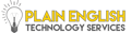 Plain English Technology Services Logo
