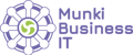 Munki computer Help Logo