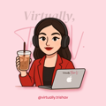 Virtually, Trisha V. Logo
